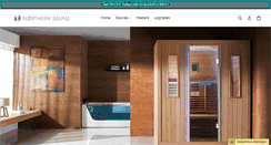 Desktop Screenshot of northernsaunas.com